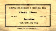 Garrafeira_Carvalho, Ribeiro & Ferreira 1955